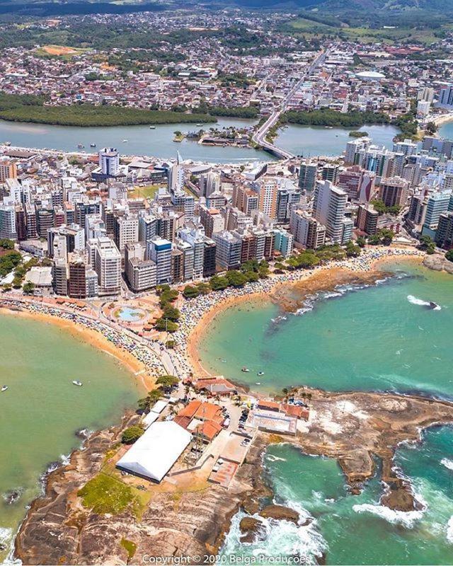 Apt Centro 50 M Mar, Wi-Fi, Completo, Local Top Guarapari Esterno foto